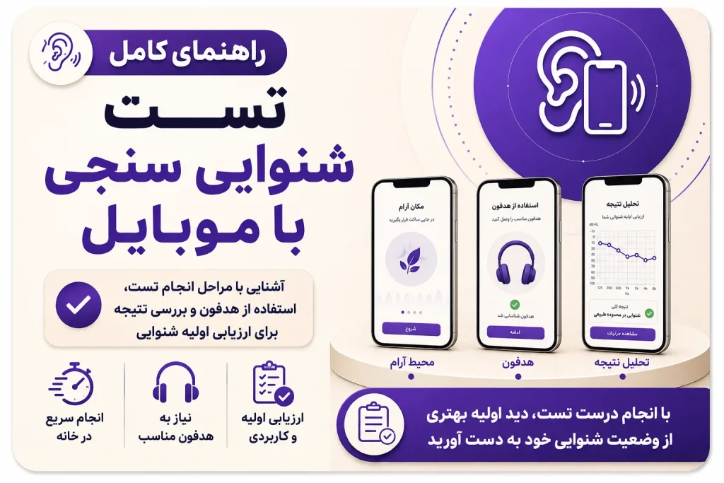 تست شنوایی سنجی با موبایل | تست شنوایی سنجی آنلاین