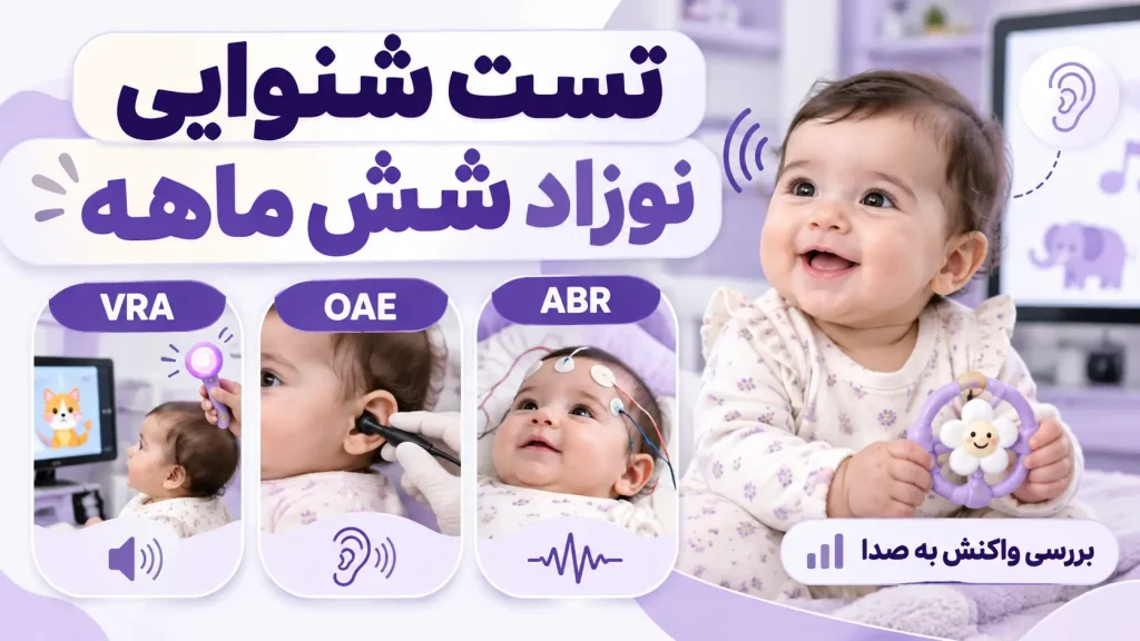 تست شنوایی نوزاد شش ماهه چگونه انجام می‌شود؟