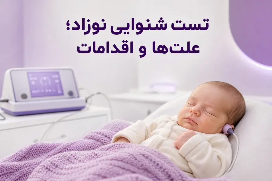 منفی بودن تست شنوایی نوزاد؛ علت‌ها و اقدامات بعدی